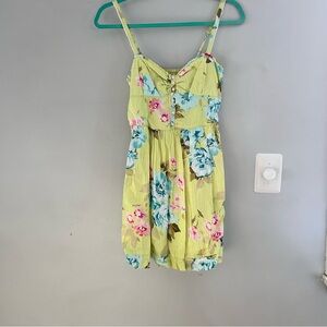 Abercrombie & Fitch Light Green Smocked Blouse